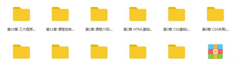 菜鸟新手零基础学习CSS视频教程