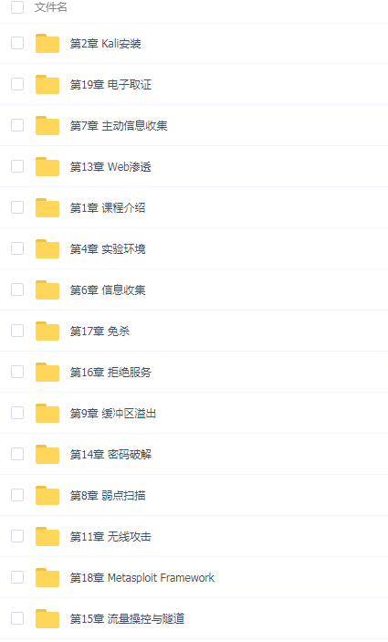 零基础入门网络安全渗透技术到项目实战（站长推荐）