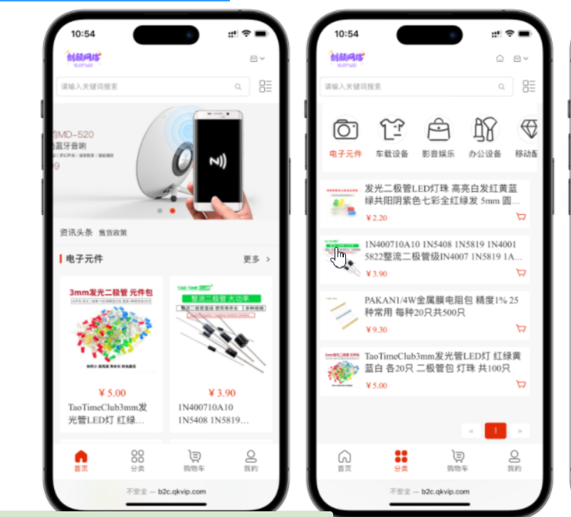 B2C外贸在线购物商城源码